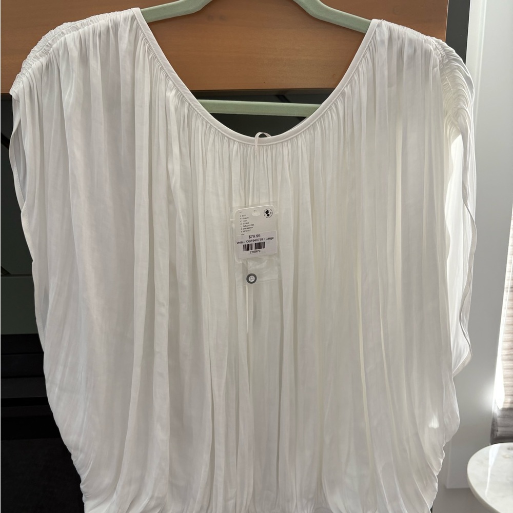 Free People NWT Double Take White Top